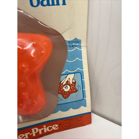 Vintage Fisher Price 623 Tub & Pool Toy Crib & Playpen Starfish unopened NOS - Picture 5 of 15